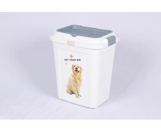 פח איחסון 40 ליטר עם כף מזיגה עם מידות, 2 image