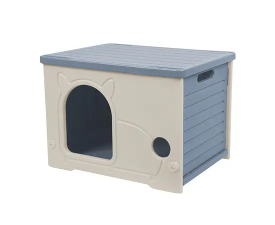 מיטתה המוגנת ממזג אוויר לחתולים - גודל 54x41x38.5 ס"מ