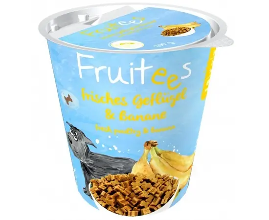 חטיף לכלב בוש פרוטיז   עוף ובננה 200 גרם Bosch Fruitees