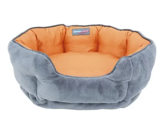 מיטת סינטוריני כתומה חורף קיץ 60/50/20 לכלבים וחתולים, 2 image