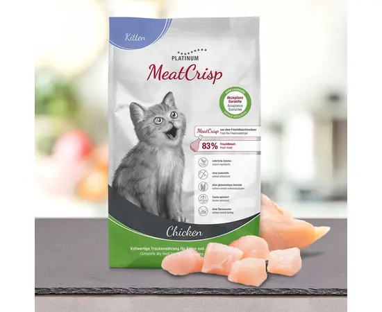 Platinum MeatCrisp Kitten Chicken – מזון עוף לגורי חתולים