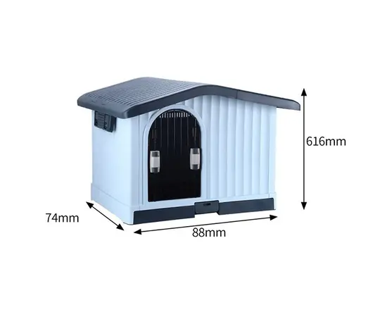 מלונה פלסטיק גג משופע 2 גודל: 88*74*61.6, 2 image מלונה פלסטיק גג משופע 2 גודל: 88*74*61.6, 2 image