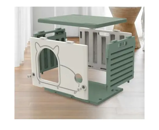 בית לחתולים גודל סגול בהיר 54x41x38.5 ס"מ, 2 image