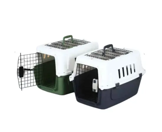 כלוב נשיאה עם פתח עליון לחתול  46.4x 30 x 29 ס"מ עם רשת ניקוז פנימית