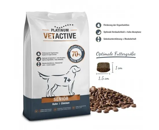 פלטינום לכלבים וטאקטיבי סניור 5 ק"ג