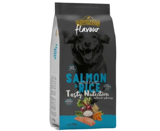 דיווינוס סלמון סופר פרימיום לכלבים - 18 ק"ג - מזון לבריאות עור ופרווה