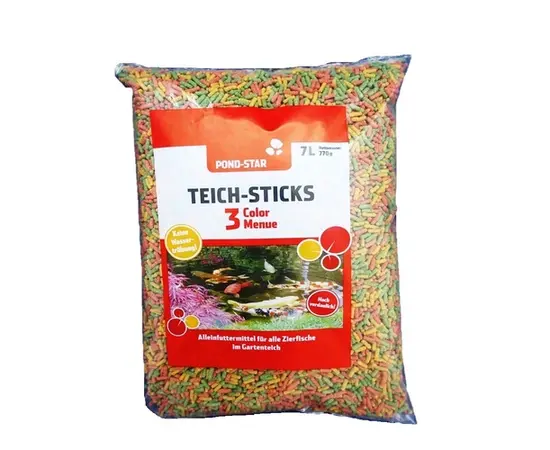 במבה מיקס לדגים 3 צבעים 770 גרם