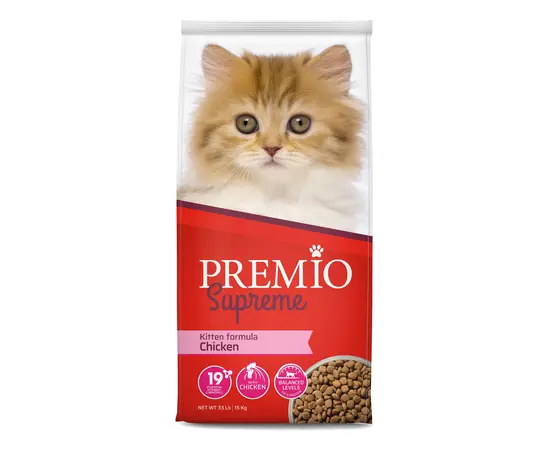 מזון פרימיו לגורי חתולים - 15 ק''ג במבצע