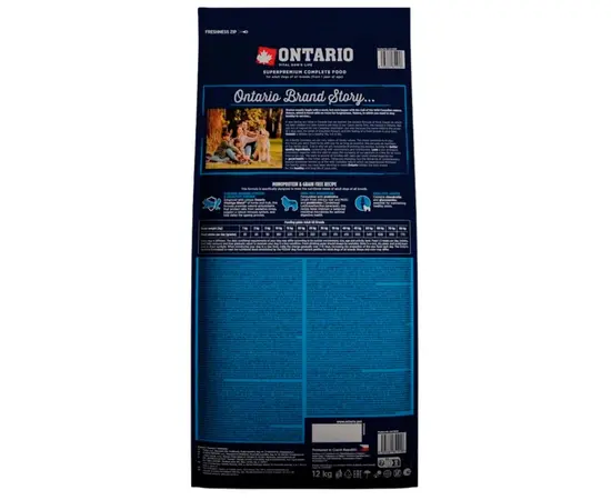אונטריו בוגר כל הגזעים טונה ובטטות מונופרוטאין 12 ק"ג, 2 image